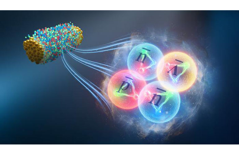 Antihyperhydrogen-4 created in a heavy-ion collision