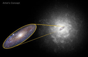 Artistic depiction of Andromeda