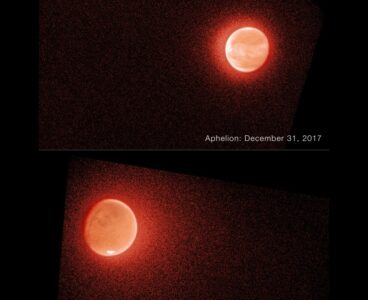 Hubble's far-ultraviolet images of Mars at aphelion