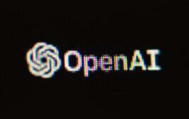 OpenAI logo on black background. Chernihiv, Ukraine - January 15, 2022