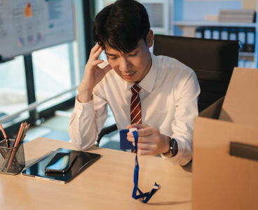 Concept of business failure and unemployment problem, unemployment stress.