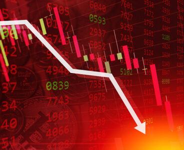 economic crisis stock chart falling down business global money bankruptcy concept
