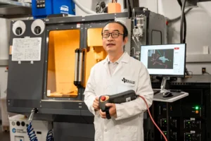 With support from a NASA grant, Wei Li, Ph.D., is creating a virtual platform to simulate and overcome the hurdles of welding in the lunar environment.