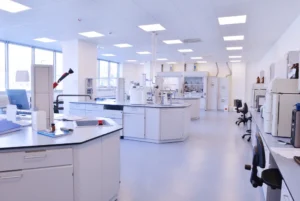 Modern laboratory with scientific equipment