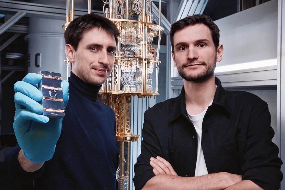 Alice & Bob founders, Théau Peronnin and Raphael Lescanne