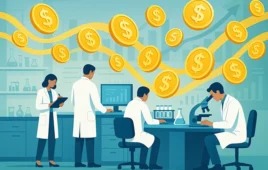 lab workers