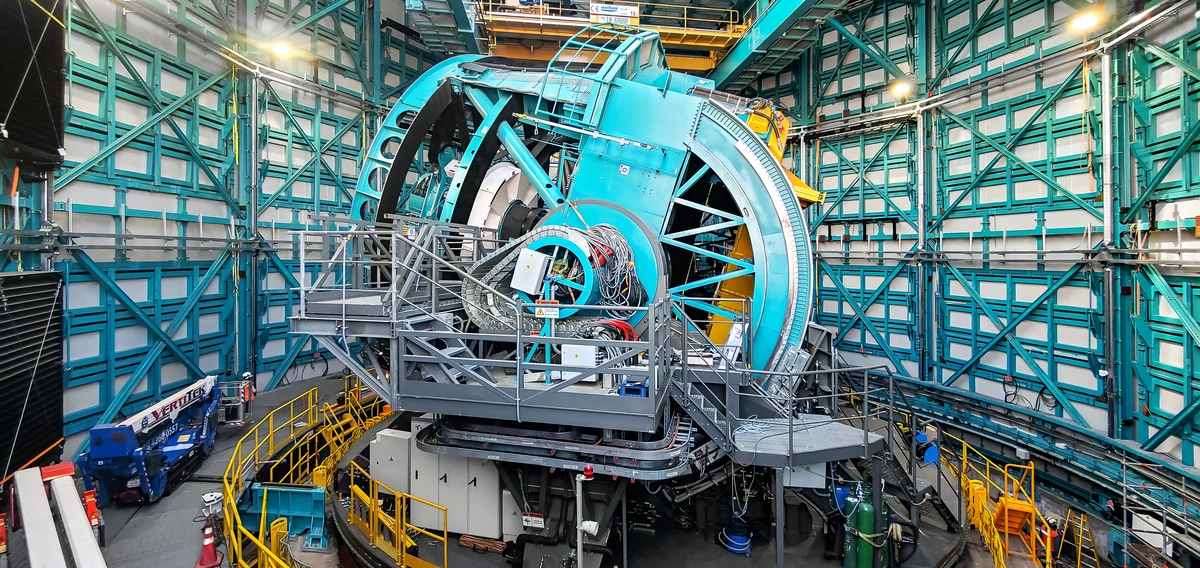 Rubin Observatory telescope mount and structure