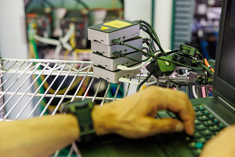 Edge deployment hardware for griDNA is compact. 