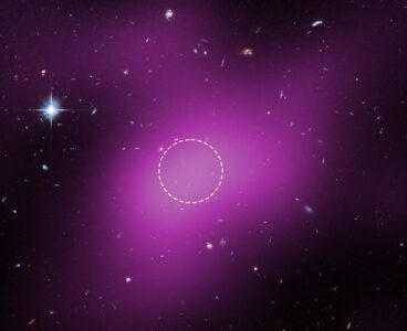 Hubble Telescope finds dark-matter cloud