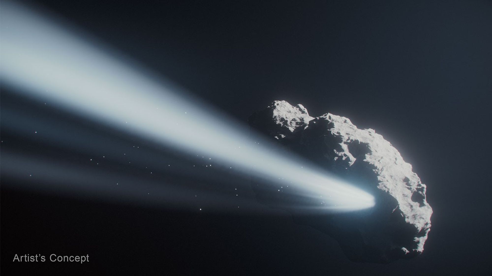 NASA's Hubble detects first-ever spin reversal of comet