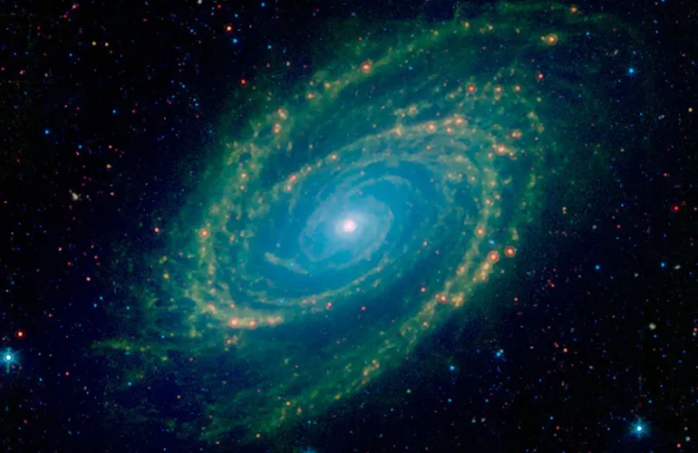 Infrared view of the M81 galaxy [NASA]