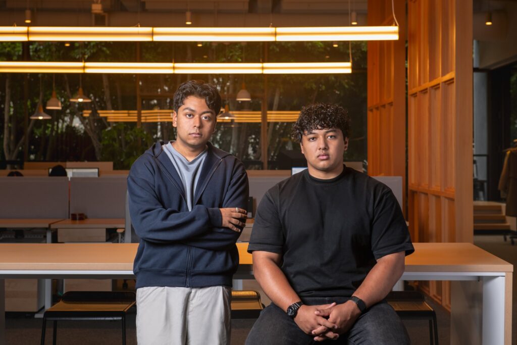 Architect Labs co-founders Ebrahim Hussain (left) and Aaditya Subedi.