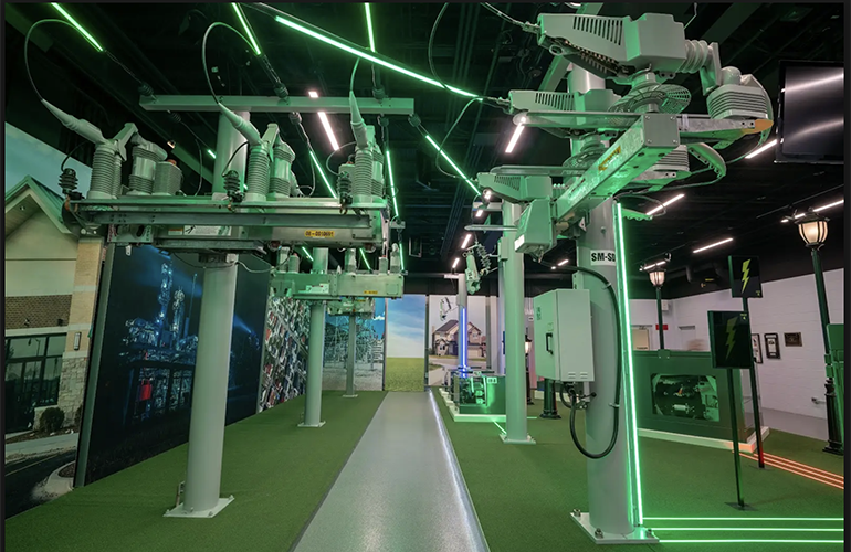 S&C Electric's Product Demonstration Center at the company's Chicago headquarters and manufacturing campus. [Credit: S&C Electric Company]